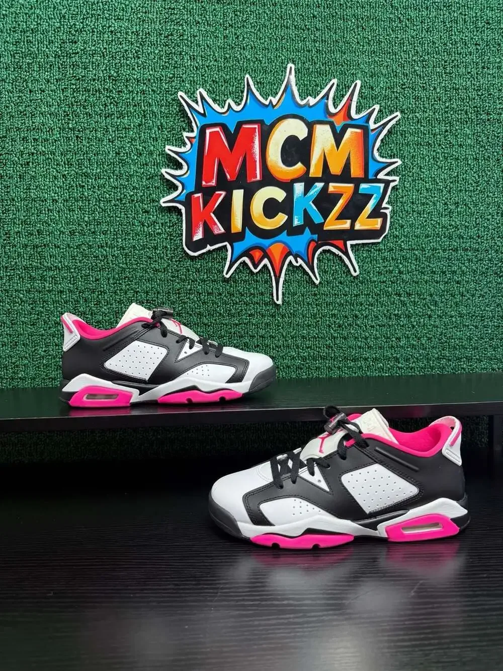 Air Jordan 6 Retro Low GS Fierce Pink Youth Size 6/7.5W Pre-Owned: Excellent